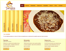 Tablet Screenshot of losjacales.com.mx